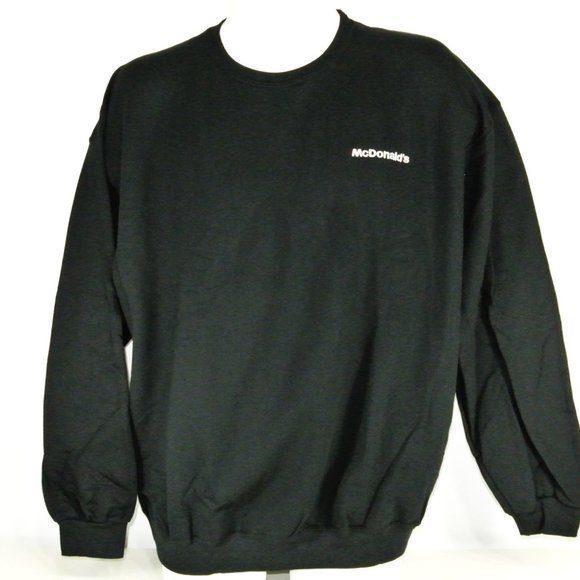 McDONALD'S Hamburgers Fast Food Employee Uniform Sweatshirt NEW Size XL - Picture 7 of 13